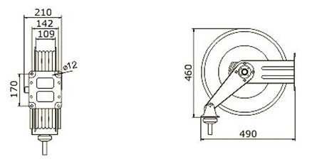 OKSİJEN - ASETİLEN KAYNAK HORTUMU SARMA MAKARASI, KAYNAK HORTUMU SARMA MAKARASI, EX 808 TİPİ KAYNAK HORTUMU SARMA MAKARASI, OTOMATİK OKSİ - ASETİLEN KAYNAK HORTUM SARICI